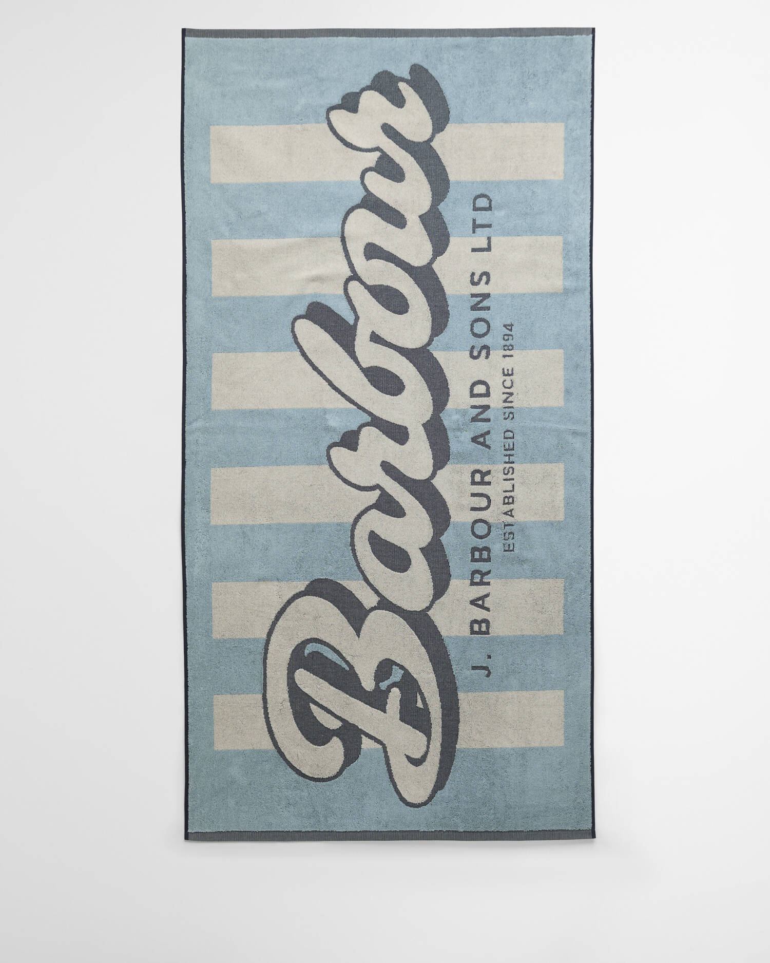 Barbour Surf Blue Archive Beach Towel #Colour_Surf Blue