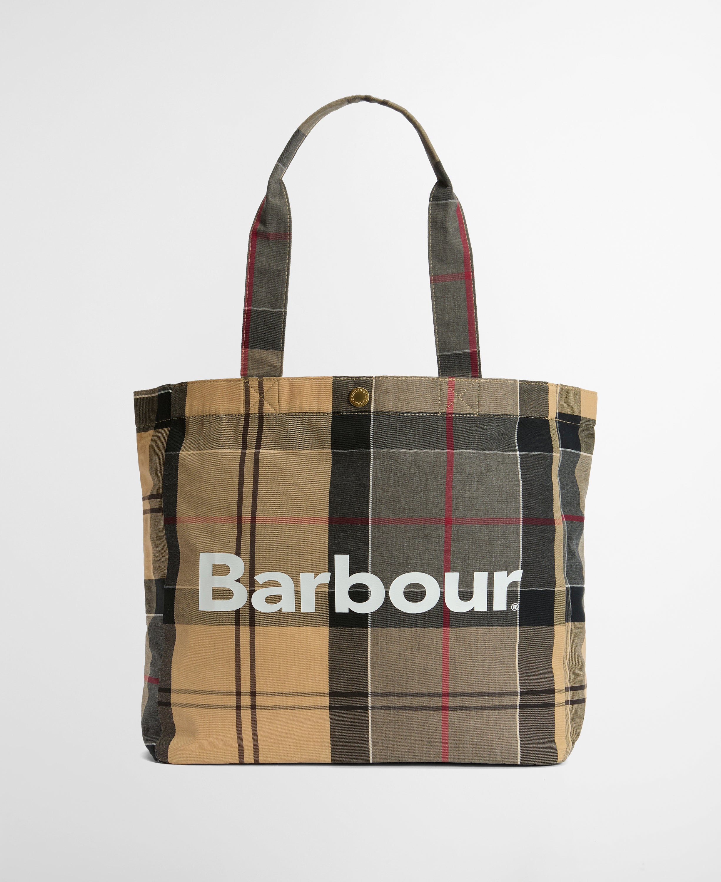 Barbour Dress Tartan Telfield Tartan Tote Bag #Colour_Dress Tartan