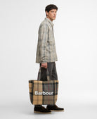 Barbour Dress Tartan Telfield Tartan Tote Bag #Colour_Dress Tartan