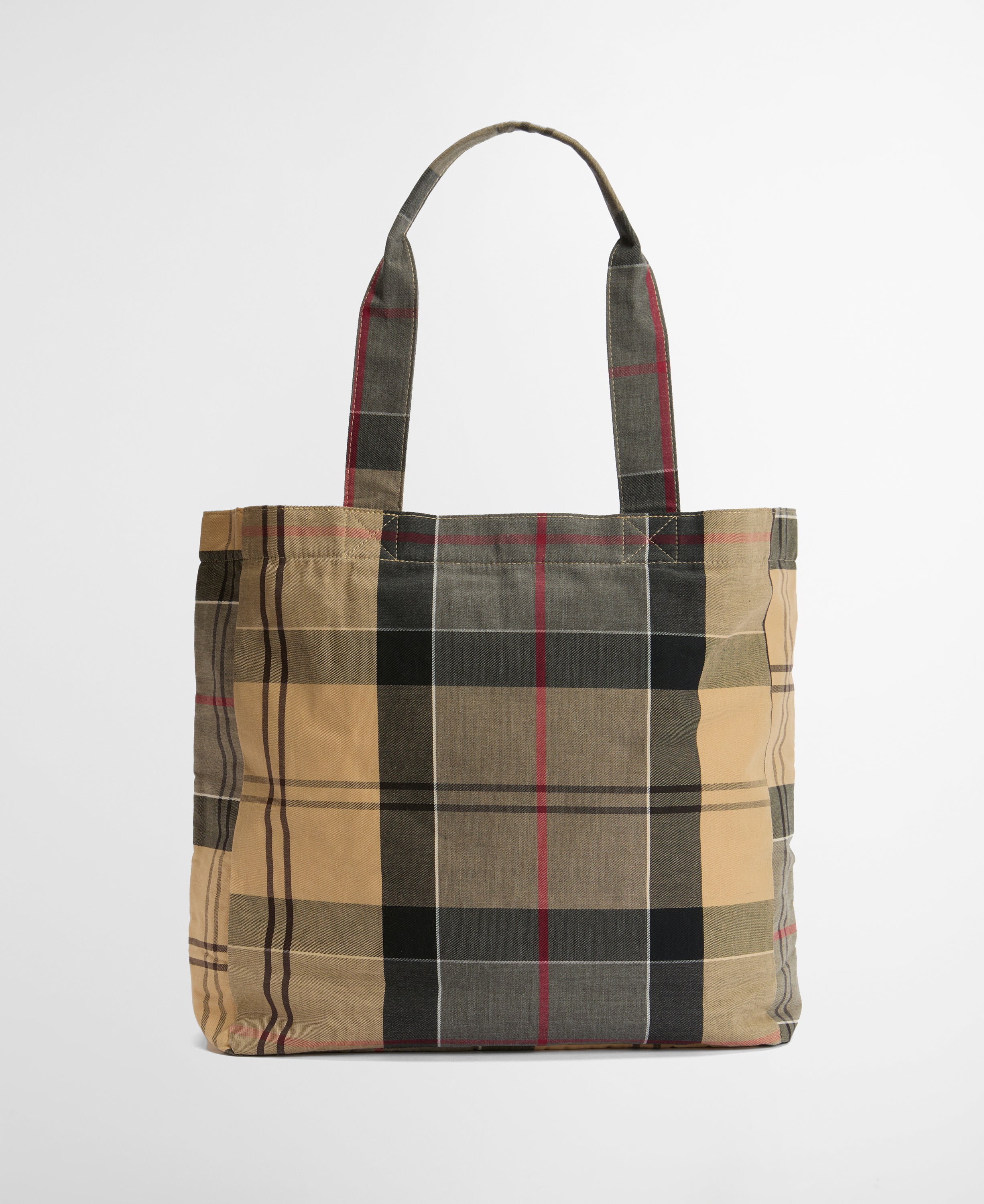 Barbour Dress Tartan Telfield Tartan Tote Bag #Colour_Dress Tartan