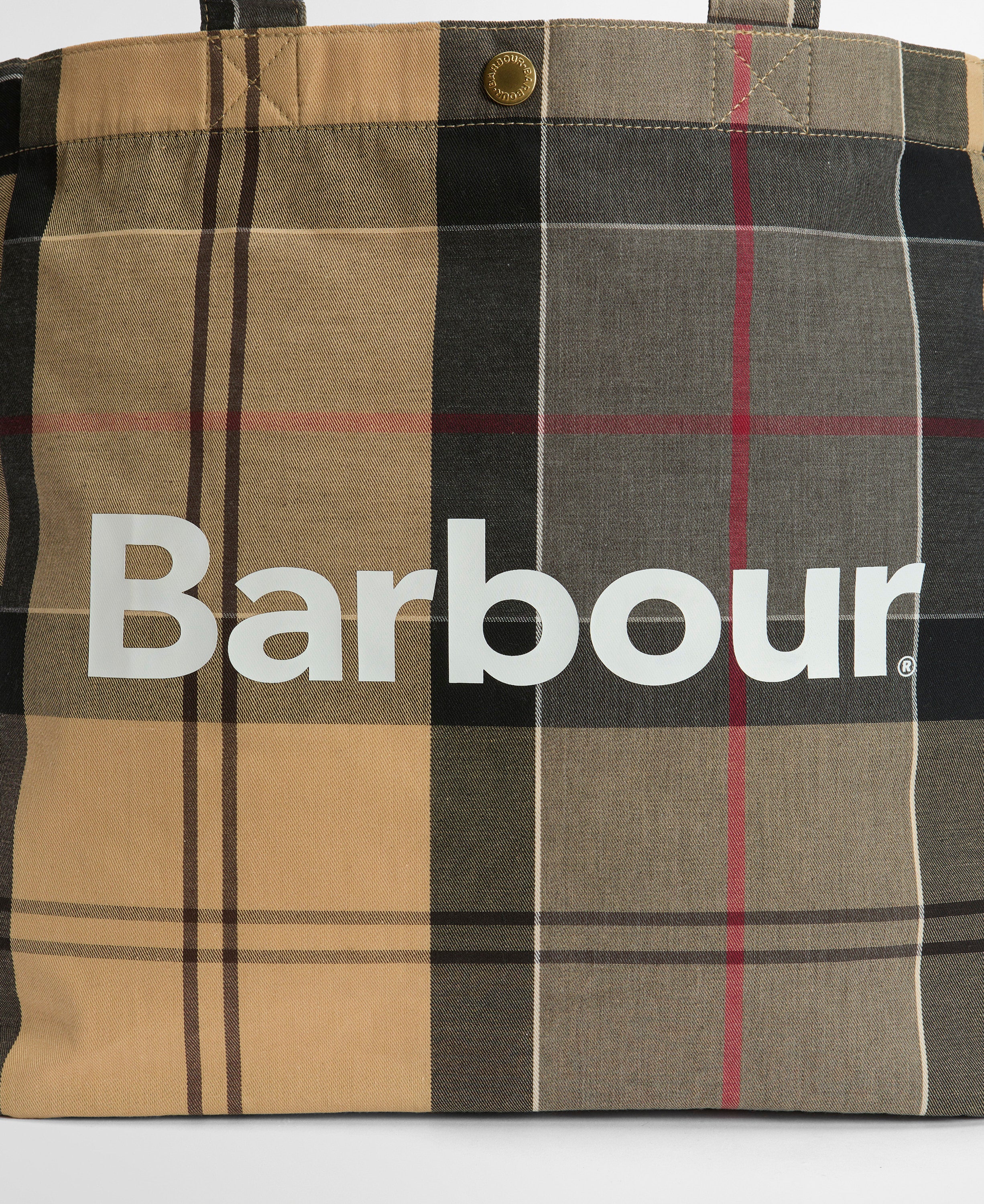 Barbour Dress Tartan Telfield Tartan Tote Bag #Colour_Dress Tartan