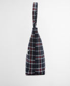 Barbour Navy/Red Check Mini Telfield Tartan Tote #Colour_Navy/Red Check