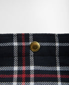 Barbour Navy/Red Check Mini Telfield Tartan Tote #Colour_Navy/Red Check