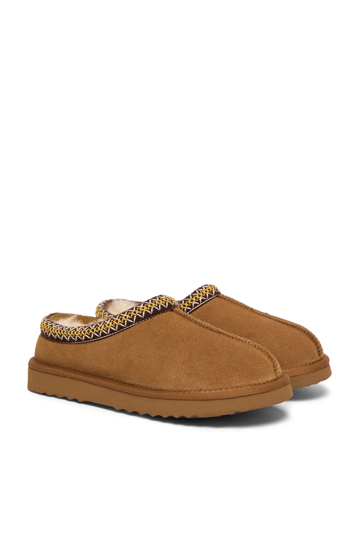 Holland Cooper Ultra Low Shearling Mule #Colour_Tan