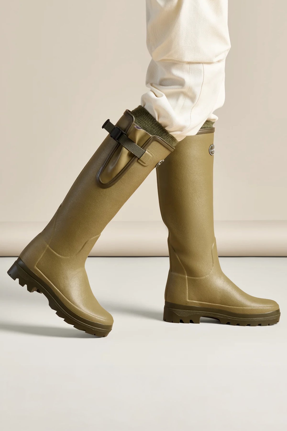 Le Chameau Women's Vierzonord Neoprene Lined Wellington Boot #Colour_Vert Vierzon