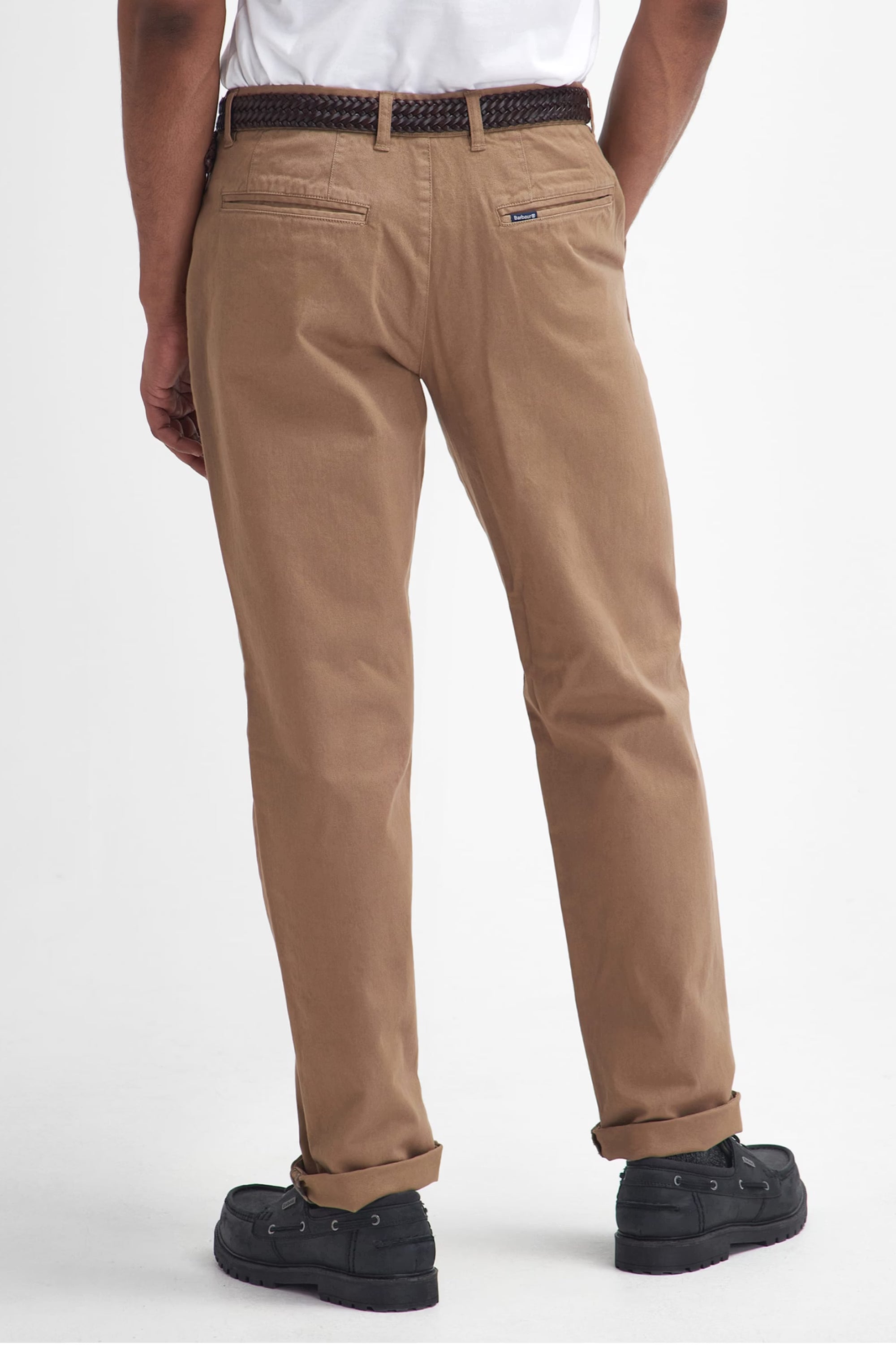 Barbour Washed Twill Tailored Trouser #Colour_Stone