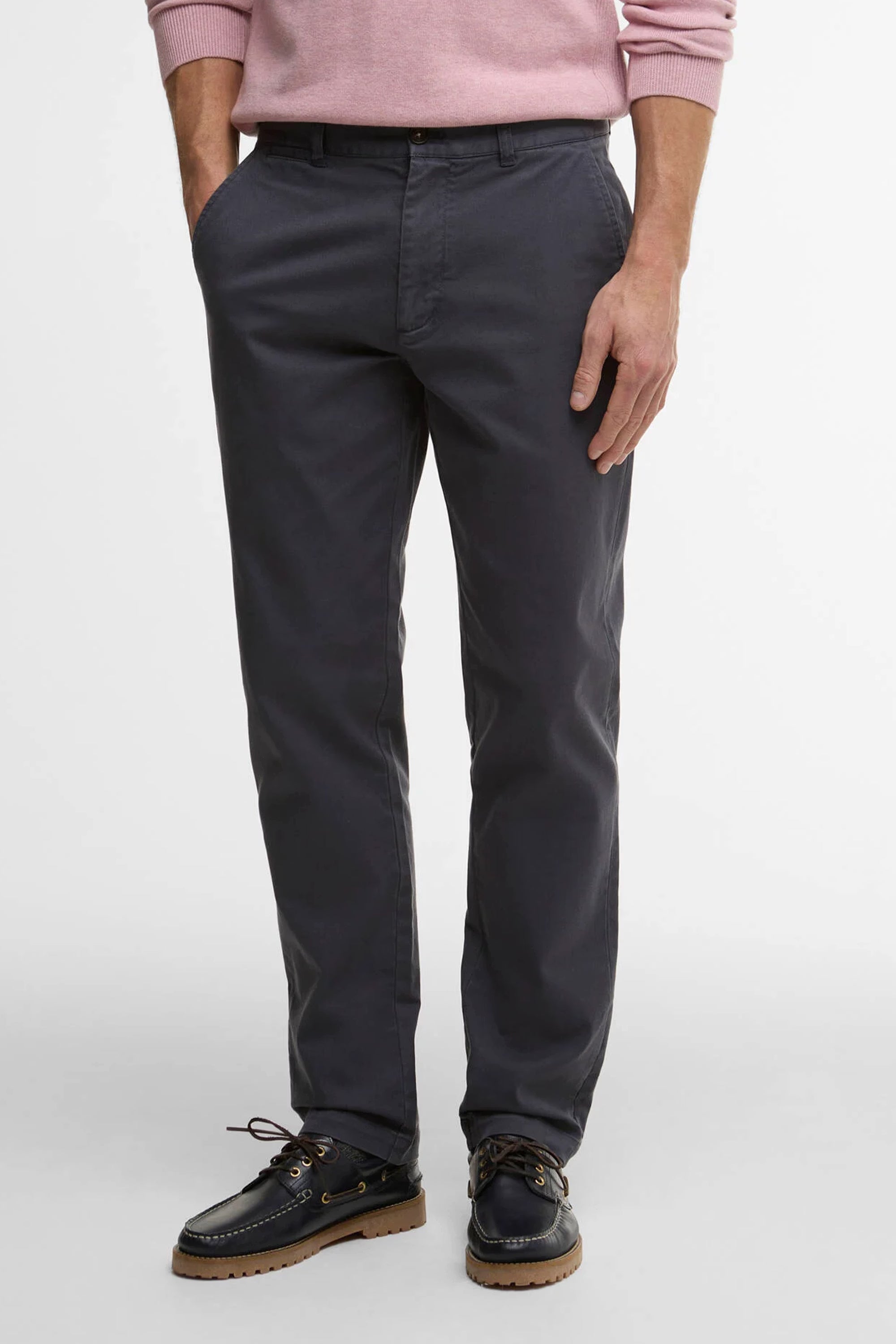 Barbour Washed Twill Tailored Trouser #Colour_Washed Navy