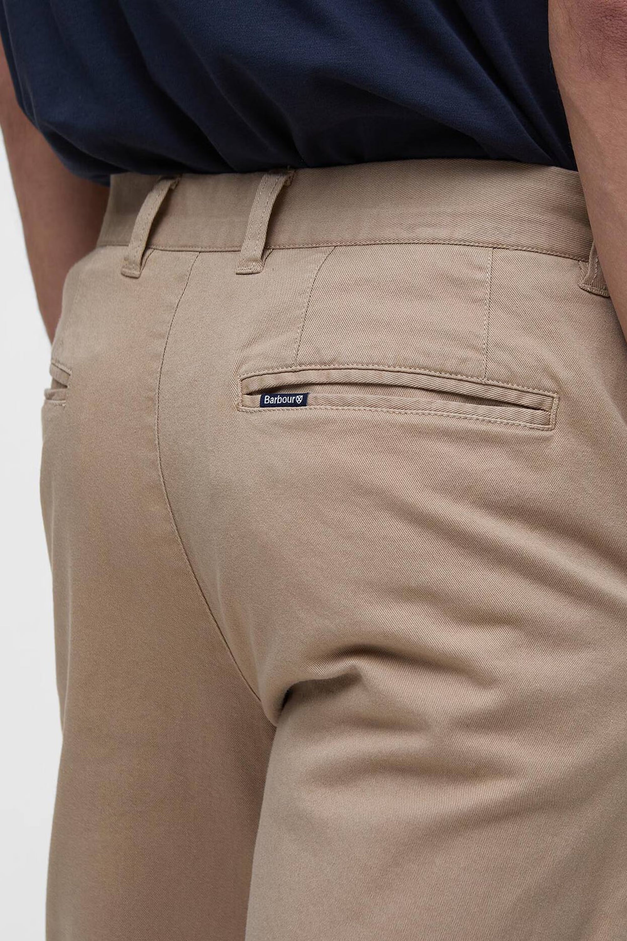 Barbour Washed Twill Tailored Trouser #Colour_Washed Stone