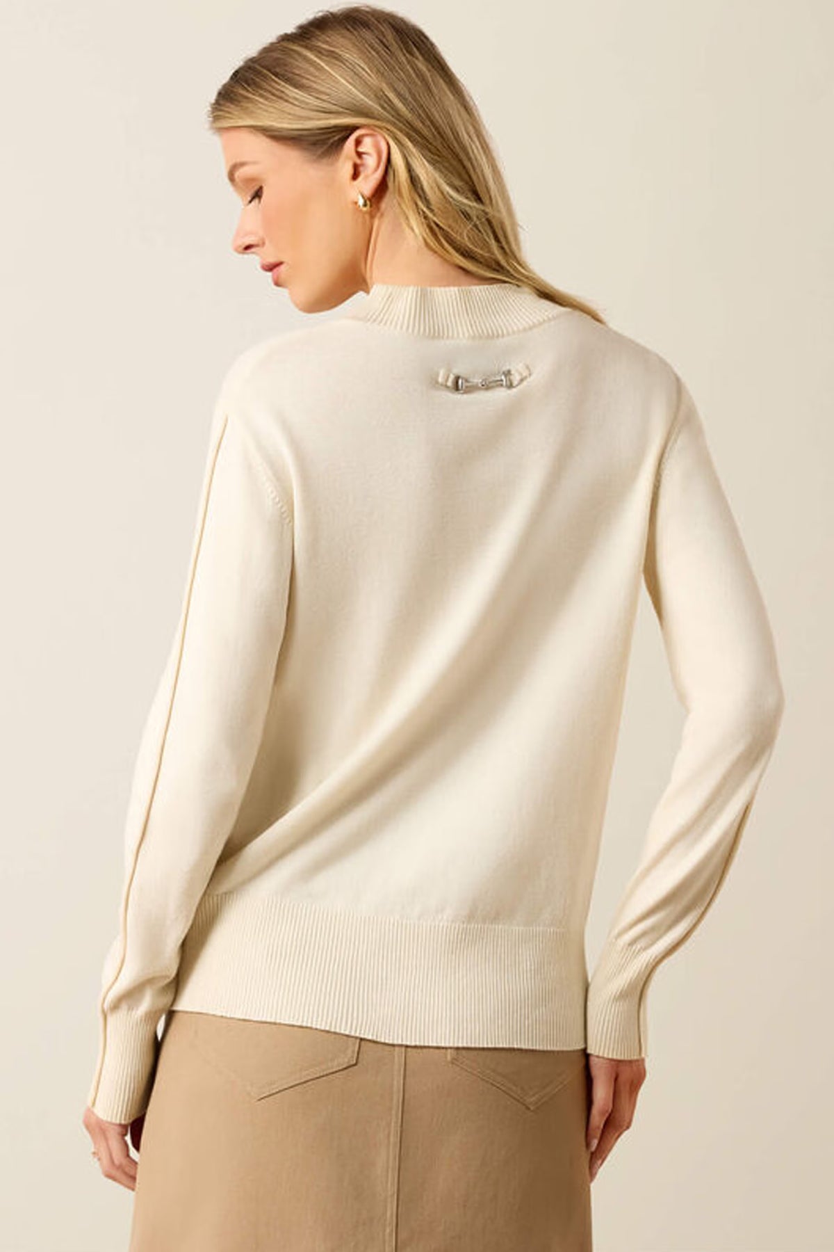 Ariat Coney Sweater #Colour_Antique White
