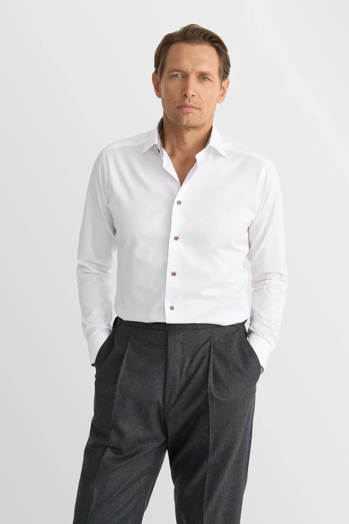 Paisley Effect Signature Twill Shirt