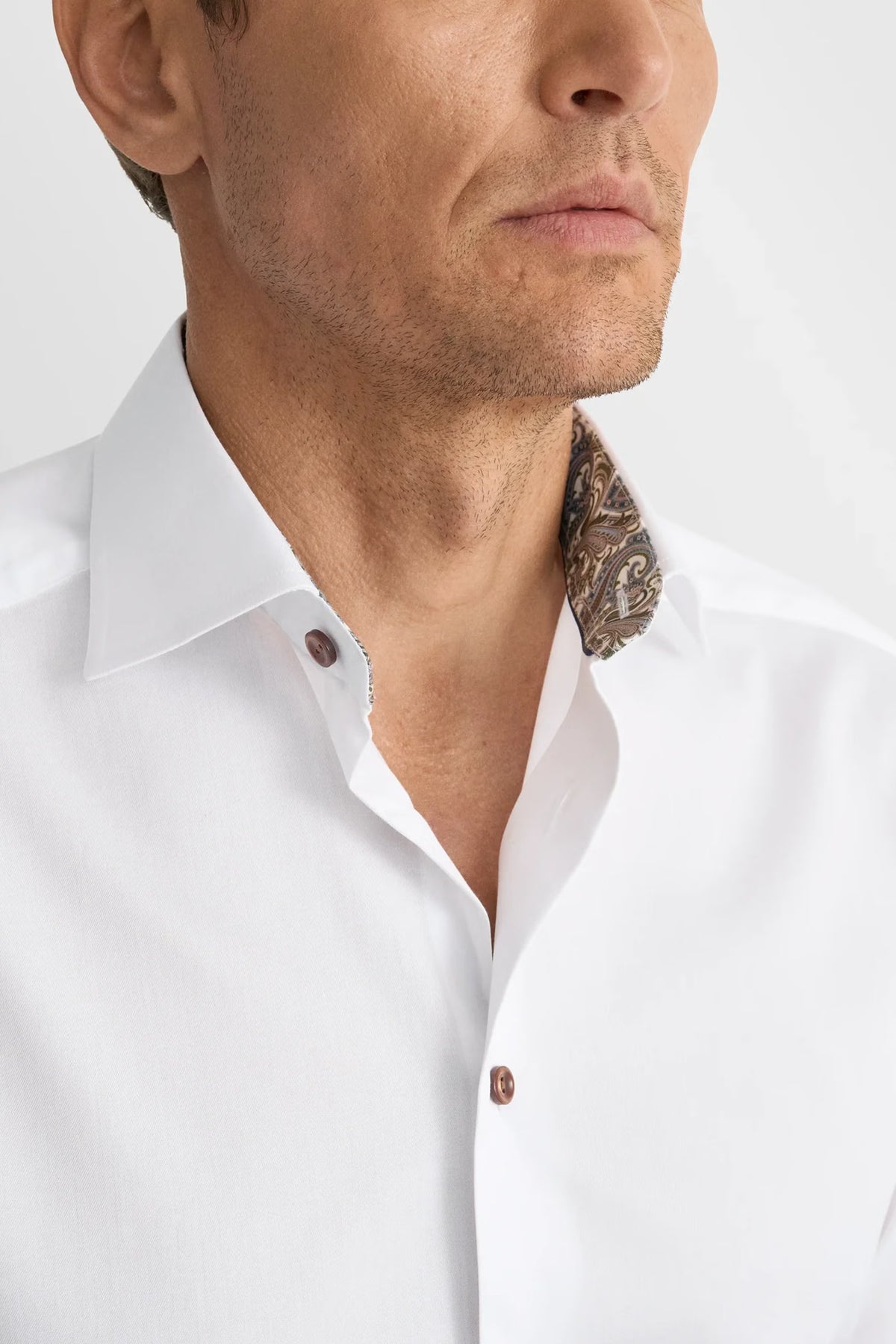 Paisley Effect Signature Twill Shirt