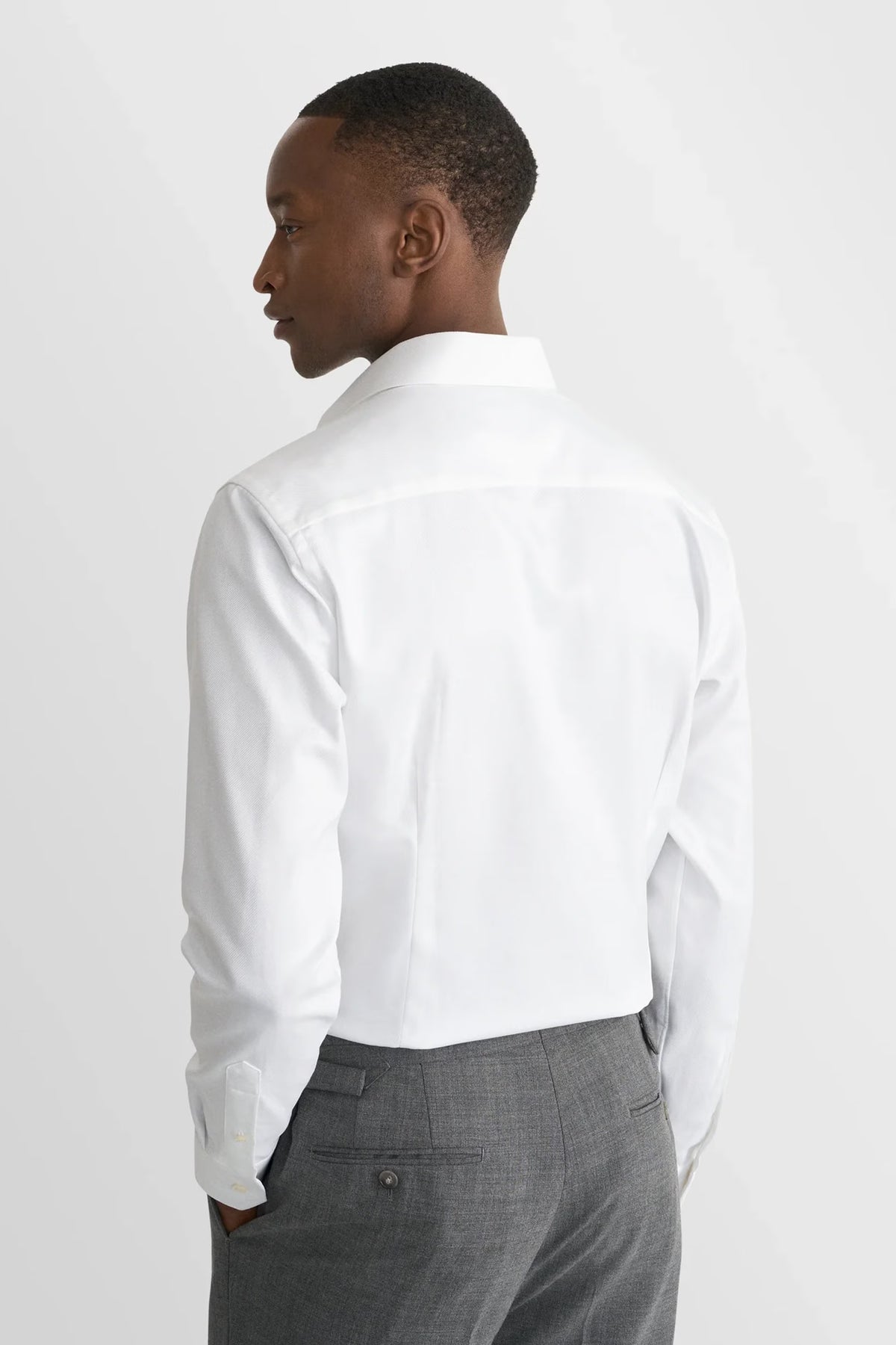 Textured Twill Effect Shirt