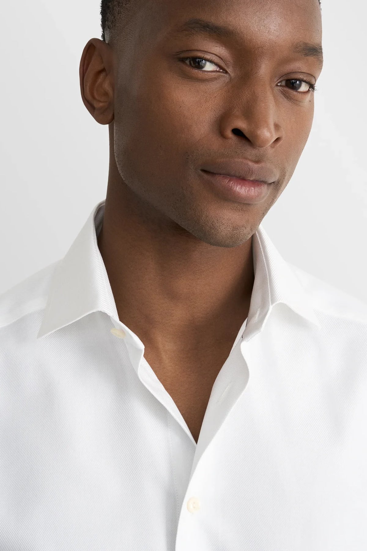 Textured Twill Effect Shirt