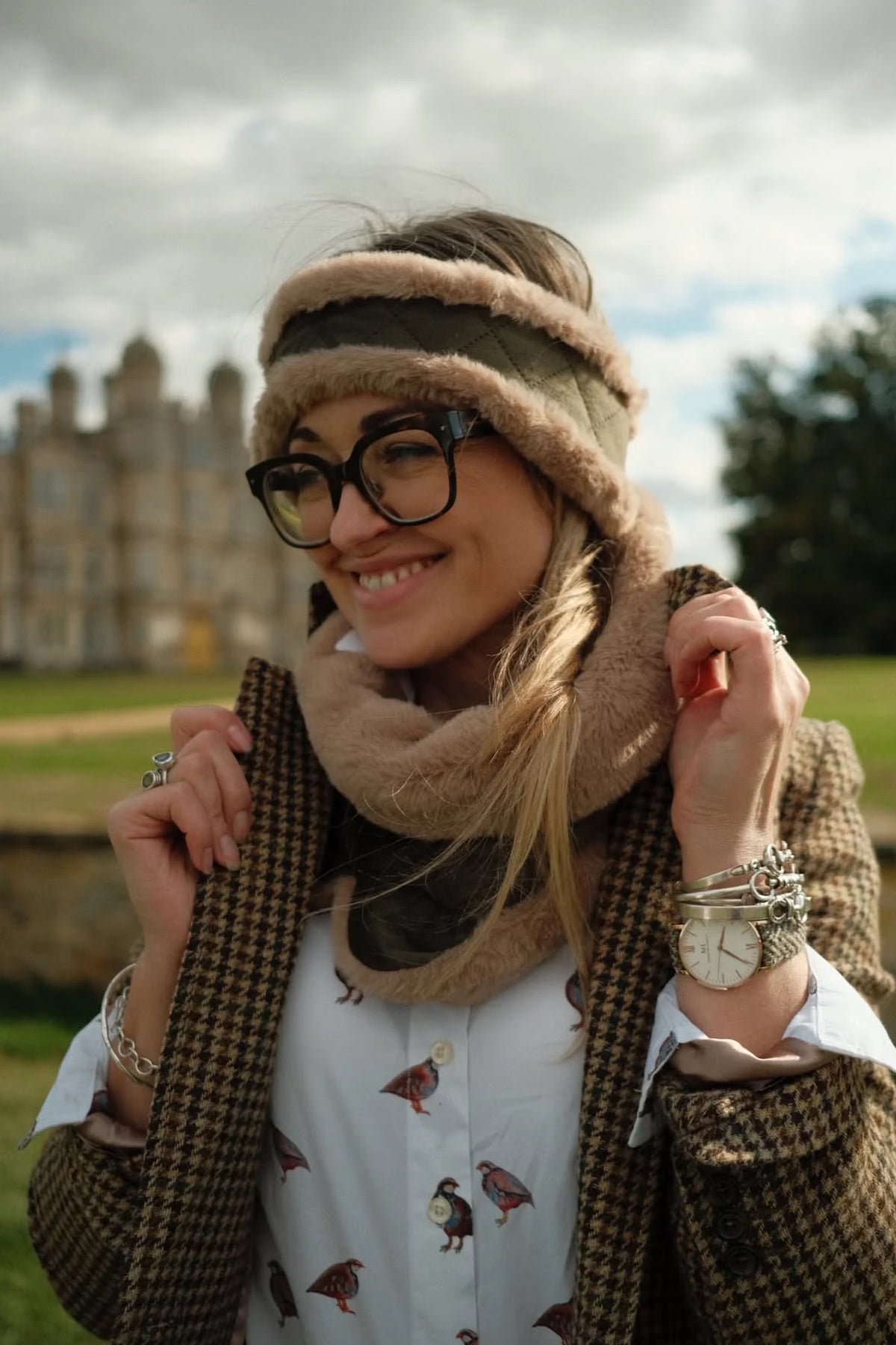 Wildling Reversible Faux Fur & Velvet Snood