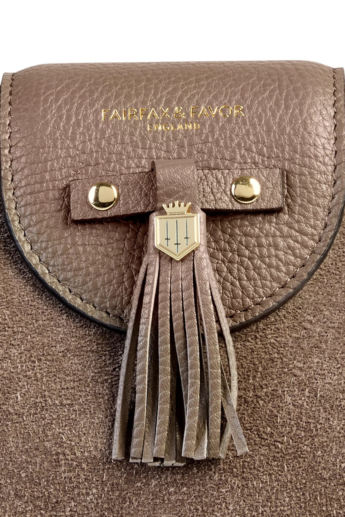 Fairfax & Favor Windsor Shoulder Bag #Colour_Deep Taupe