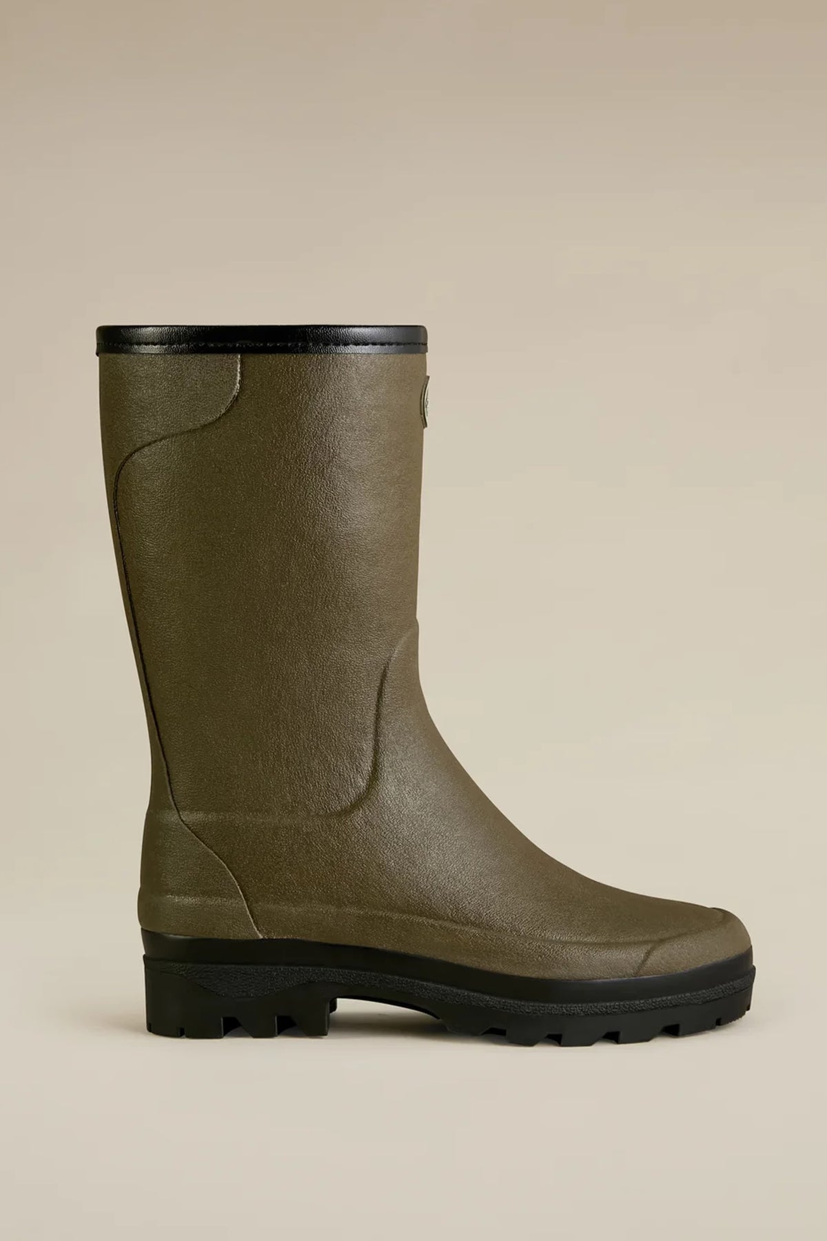 Le Chameau Women's Giverny Wool Lined Bottillon #Colour_Vert Chameau
