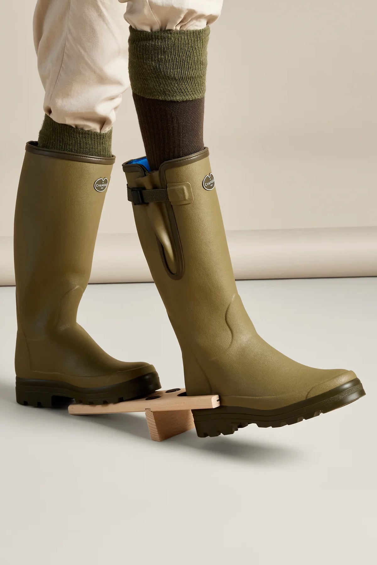 Le Chameau Wooden Boot Jack #Colour_Neutre