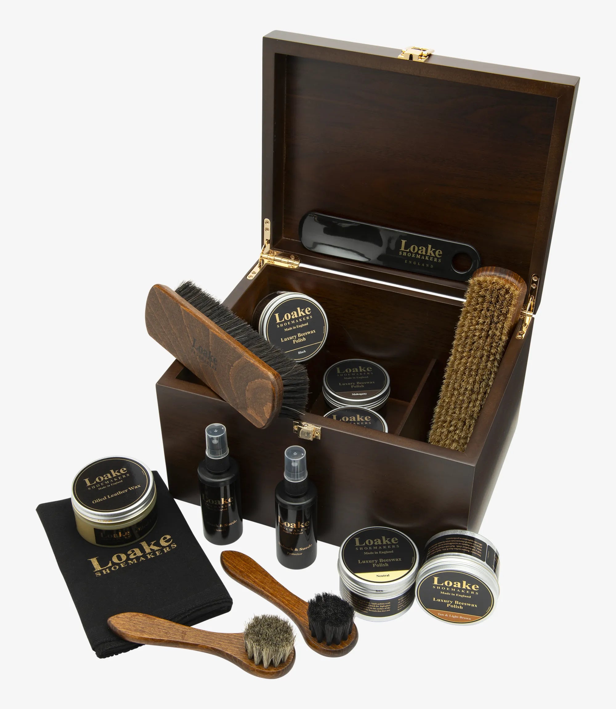 Loake Wooden Valet Box #Colour_