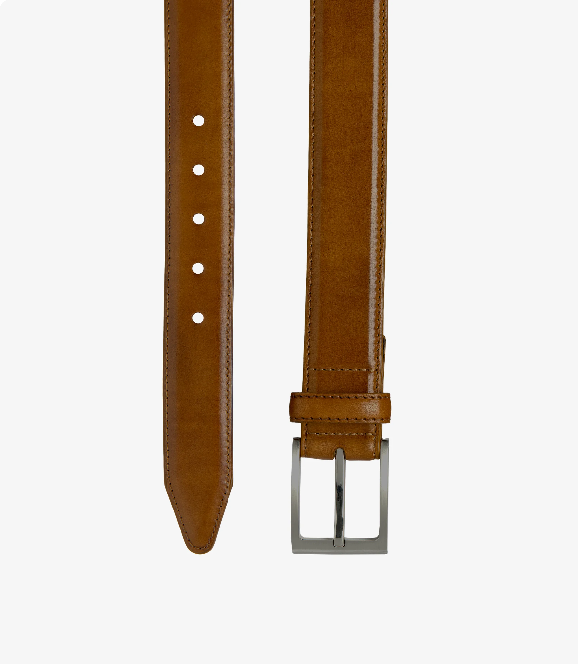 Loake Tan Philip Leather Belt #Colour_Tan