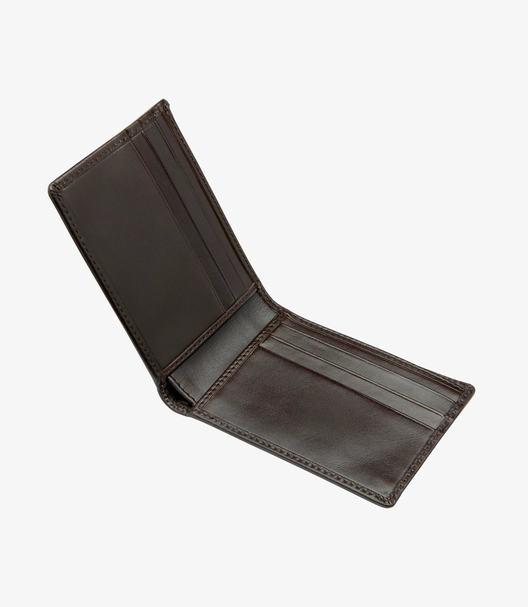 Loake Black Aldgate Card Wallet #Colour_Black