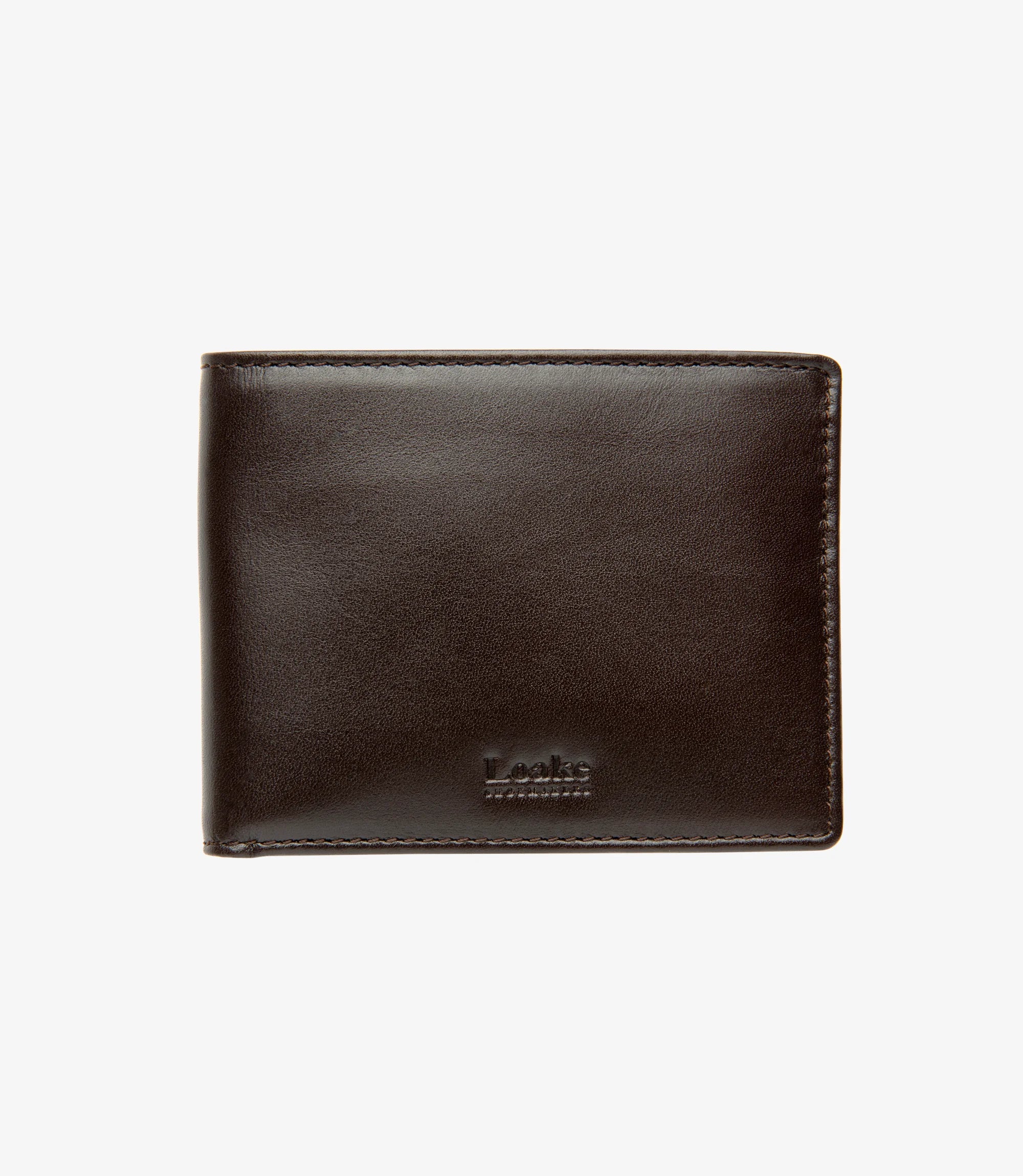 Loake Dark Brown Aldgate Card Wallet #Colour_Dark Brown