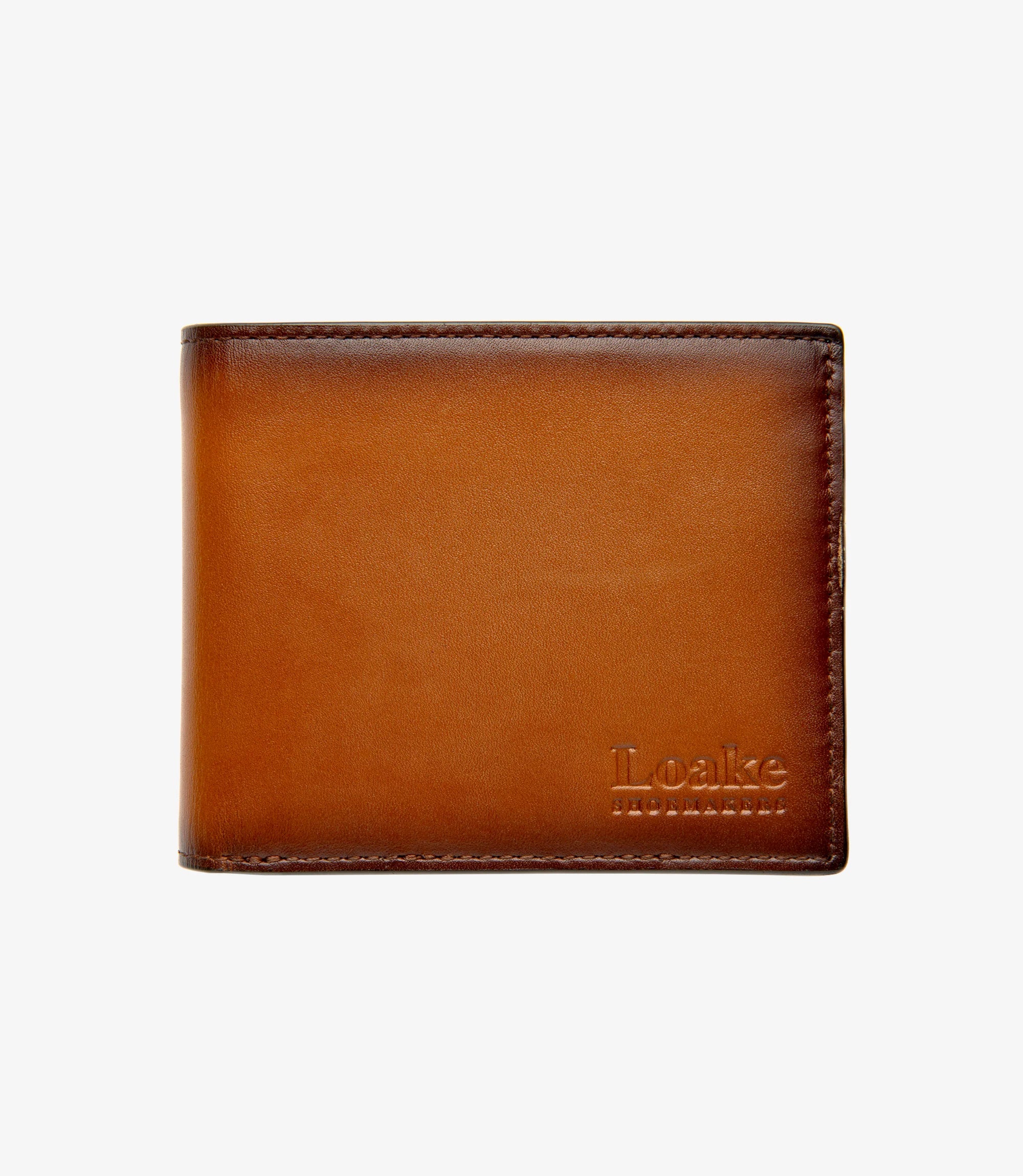 Loake Whiskey Barclay Card & Coin Wallet #Colour_Whiskey