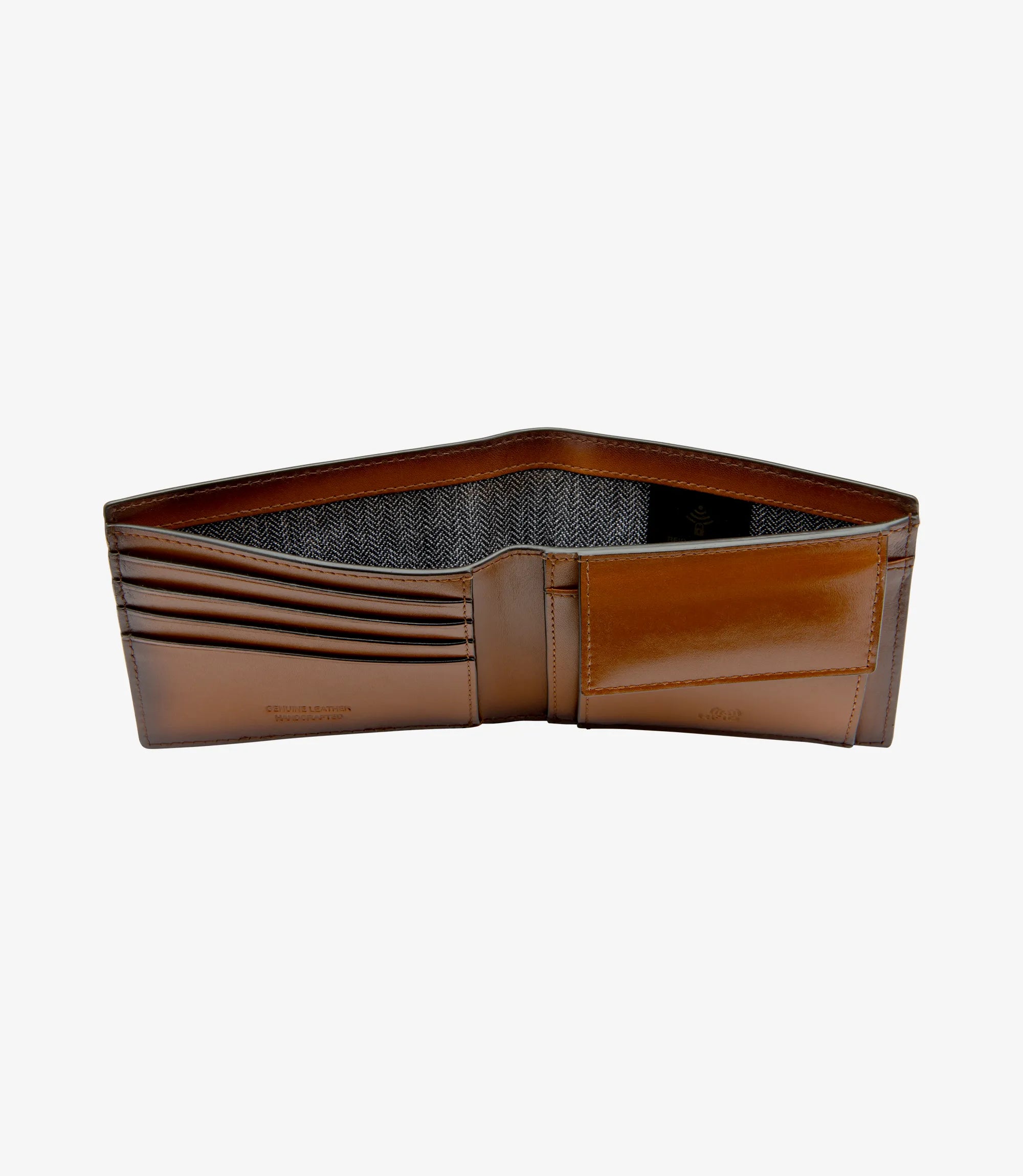 Loake Whiskey Barclay Card & Coin Wallet #Colour_Whiskey