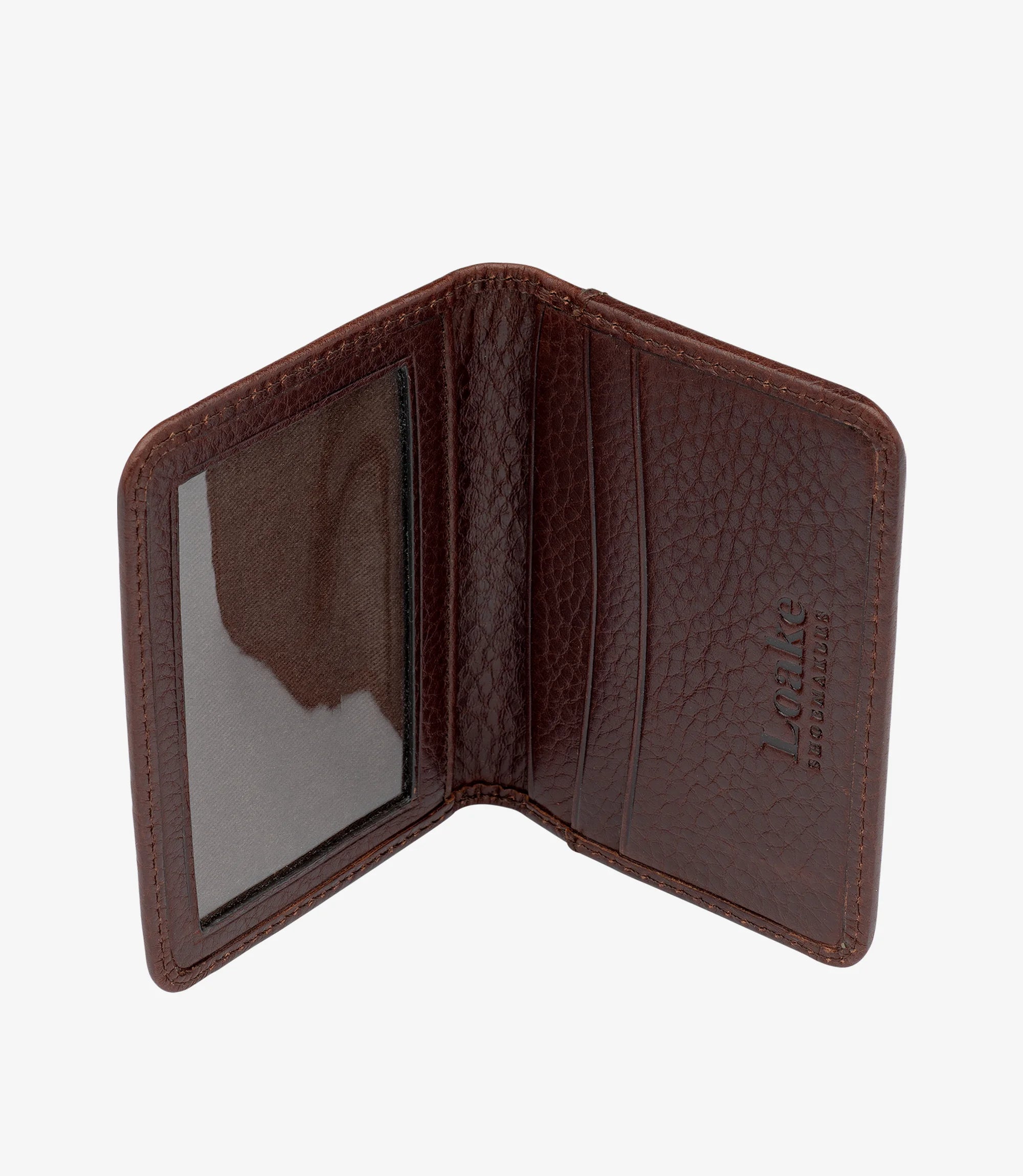 Loake Dark Brown Fenchurch Card Holder #Colour_Dark Brown