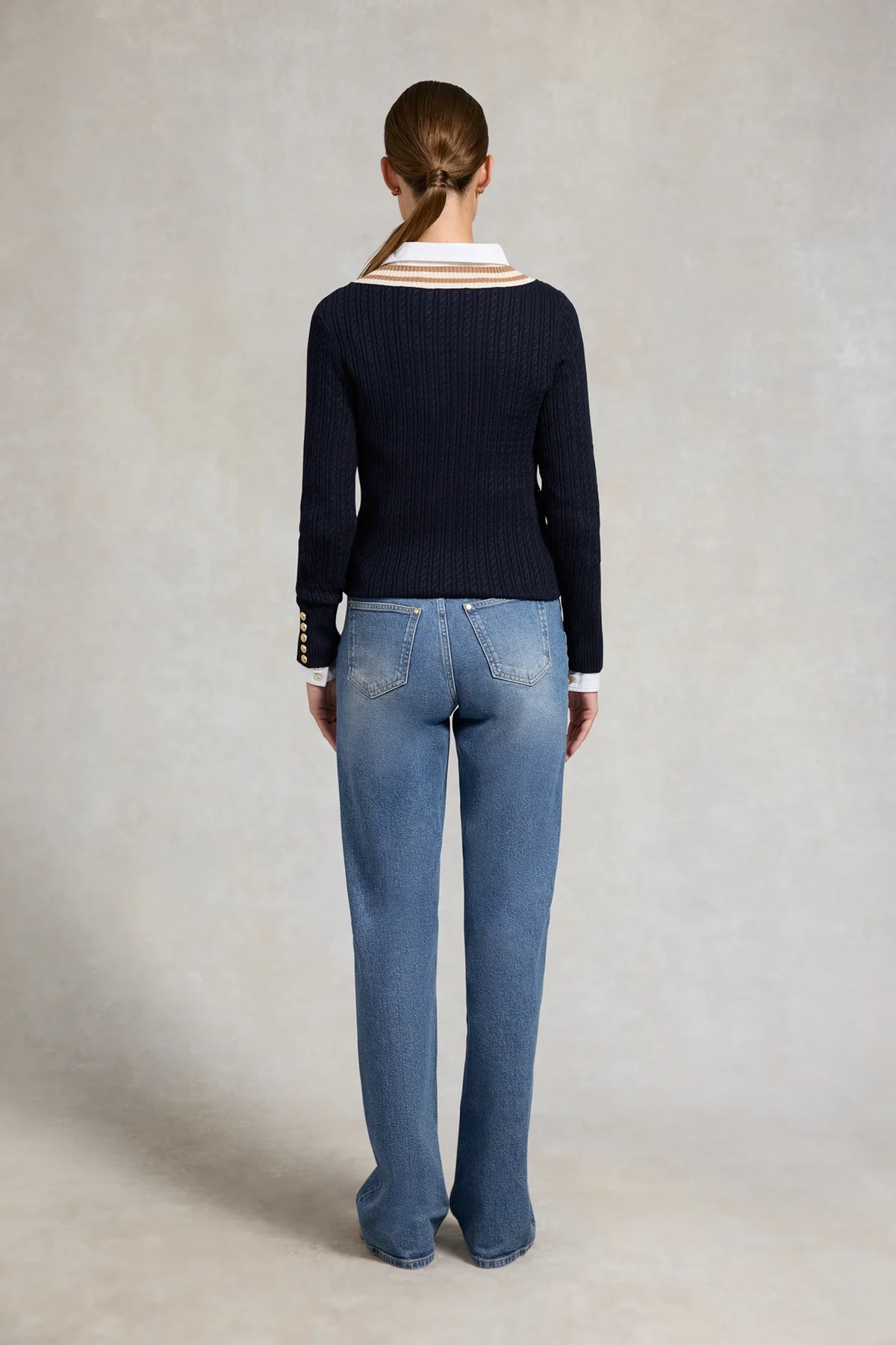 Holland Cooper Zoe Knit #Colour_Ink Navy