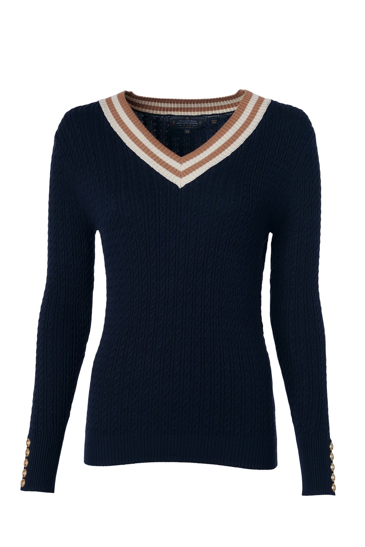 Holland Cooper Zoe Knit #Colour_Ink Navy