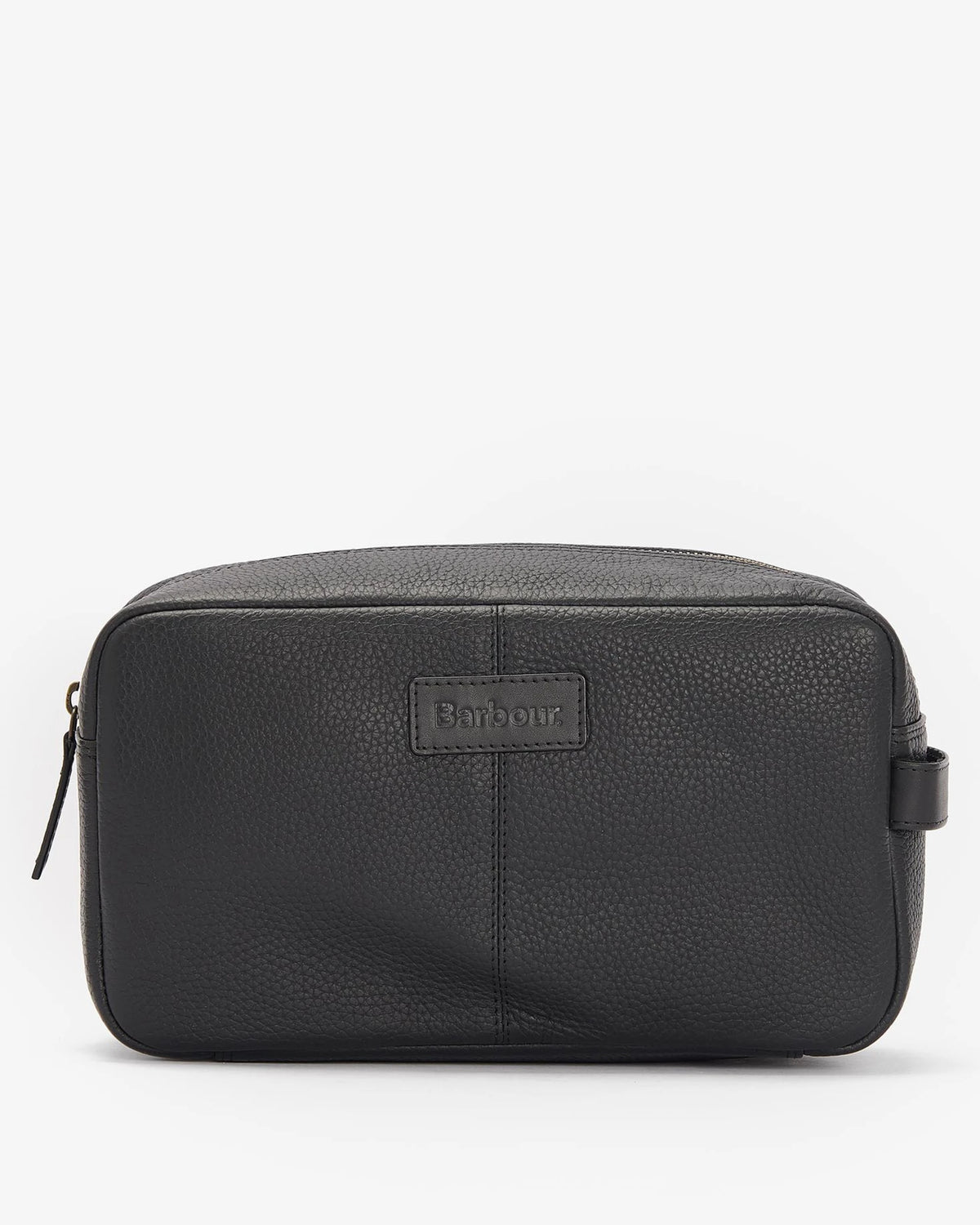 Barbour Highgate Leather Washbag #Colour_Black