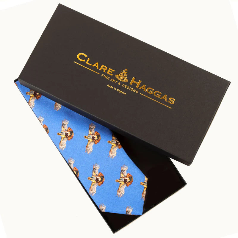 Clare Haggas Silk Tie High Flyer #Colour_Cobolt Blue