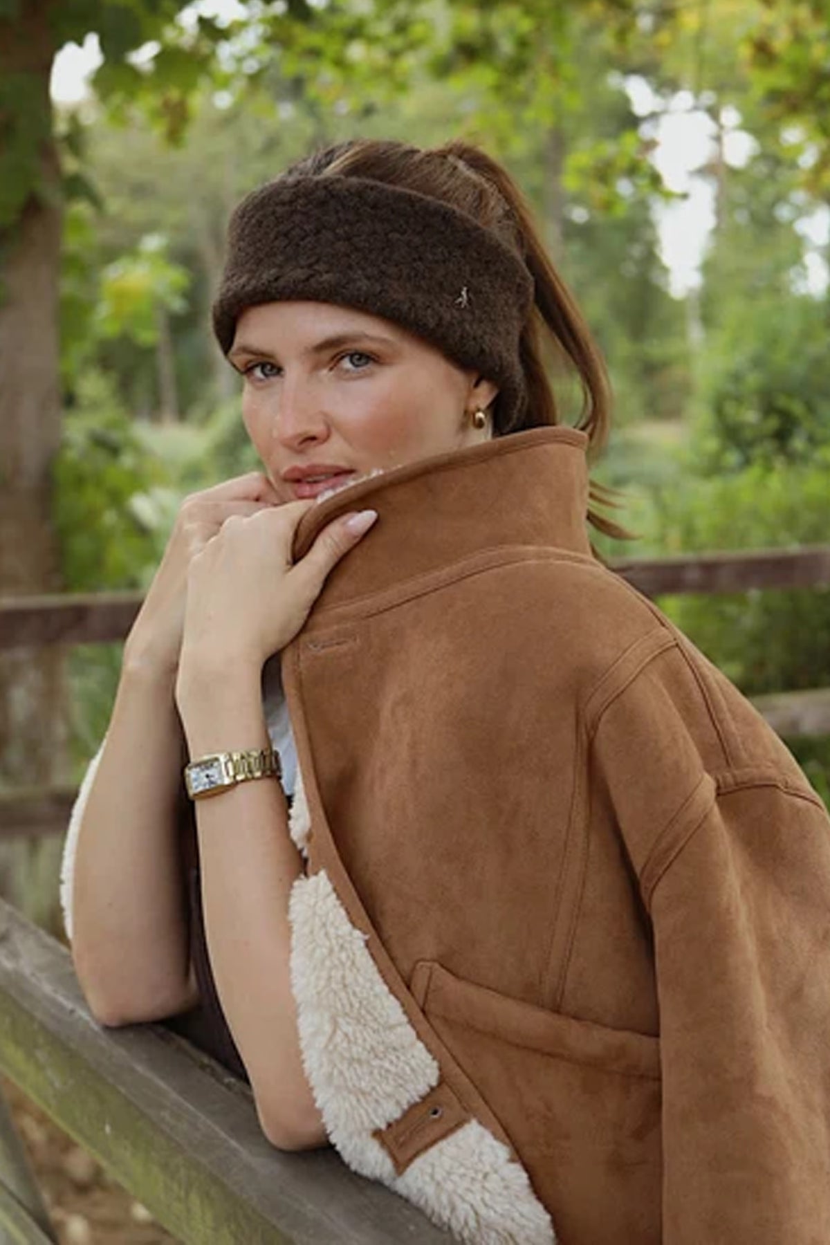 Hicks and Brown Bircham Headwarmer #Colour_Chocolate