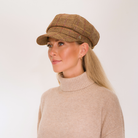 Hicks and Brown Whiskey Higham Tweed Baker Boy #Colour_Whiskey