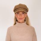 Hicks and Brown Whiskey Higham Tweed Baker Boy #Colour_Whiskey