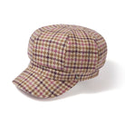Hicks and Brown Mulberry Higham Tweed Baker Boy #Colour_Mulberry