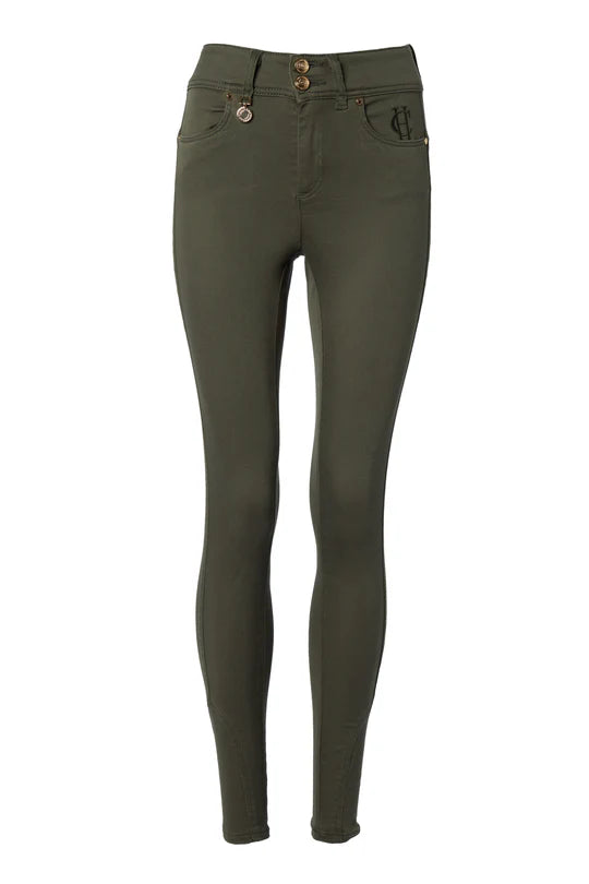Holland Cooper Jodhpur Jean in Hunter Green #Colour_Hunter Green