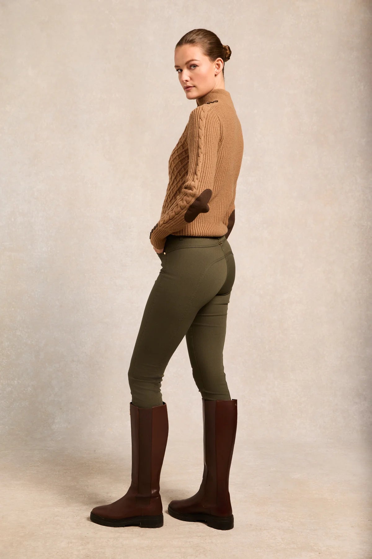 Holland Cooper Jodhpur Jean in Hunter Green #Colour_Hunter Green