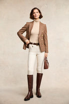 Holland Cooper Jodhpur Jean in Hunter Green #Colour_Oatmeal