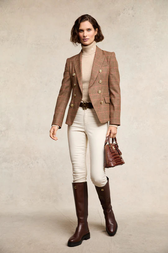 Holland Cooper Jodhpur Jean in Hunter Green #Colour_Oatmeal