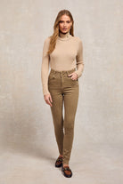 Holland Cooper Jodhpur Jean in Washed Khaki #Colour_Washed Khaki