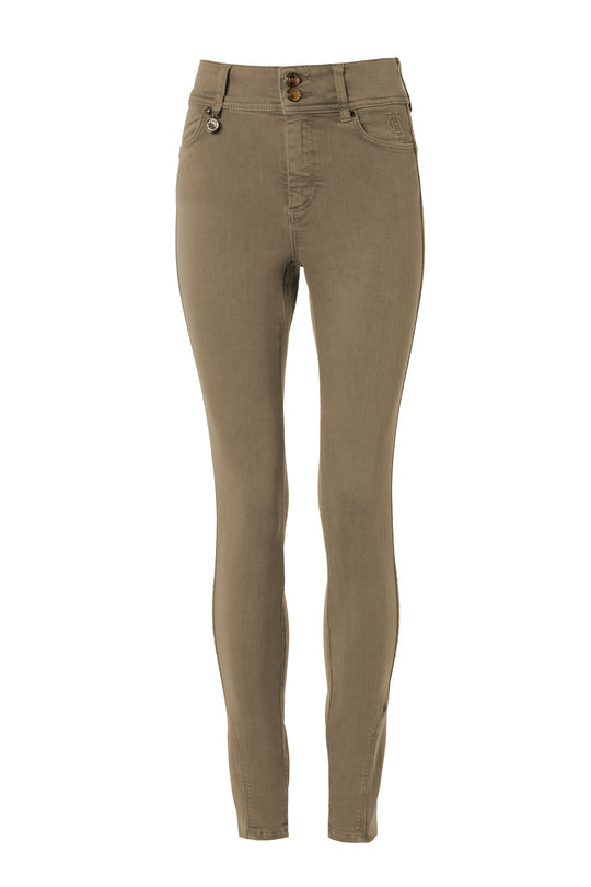 Holland Cooper Jodhpur Jean in Washed Khaki #Colour_Washed Khaki