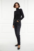 High Rise Slim Jean -   washed black - 16 - View 98