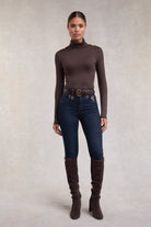 Essential Roll Neck -    coffee -  L - View 97