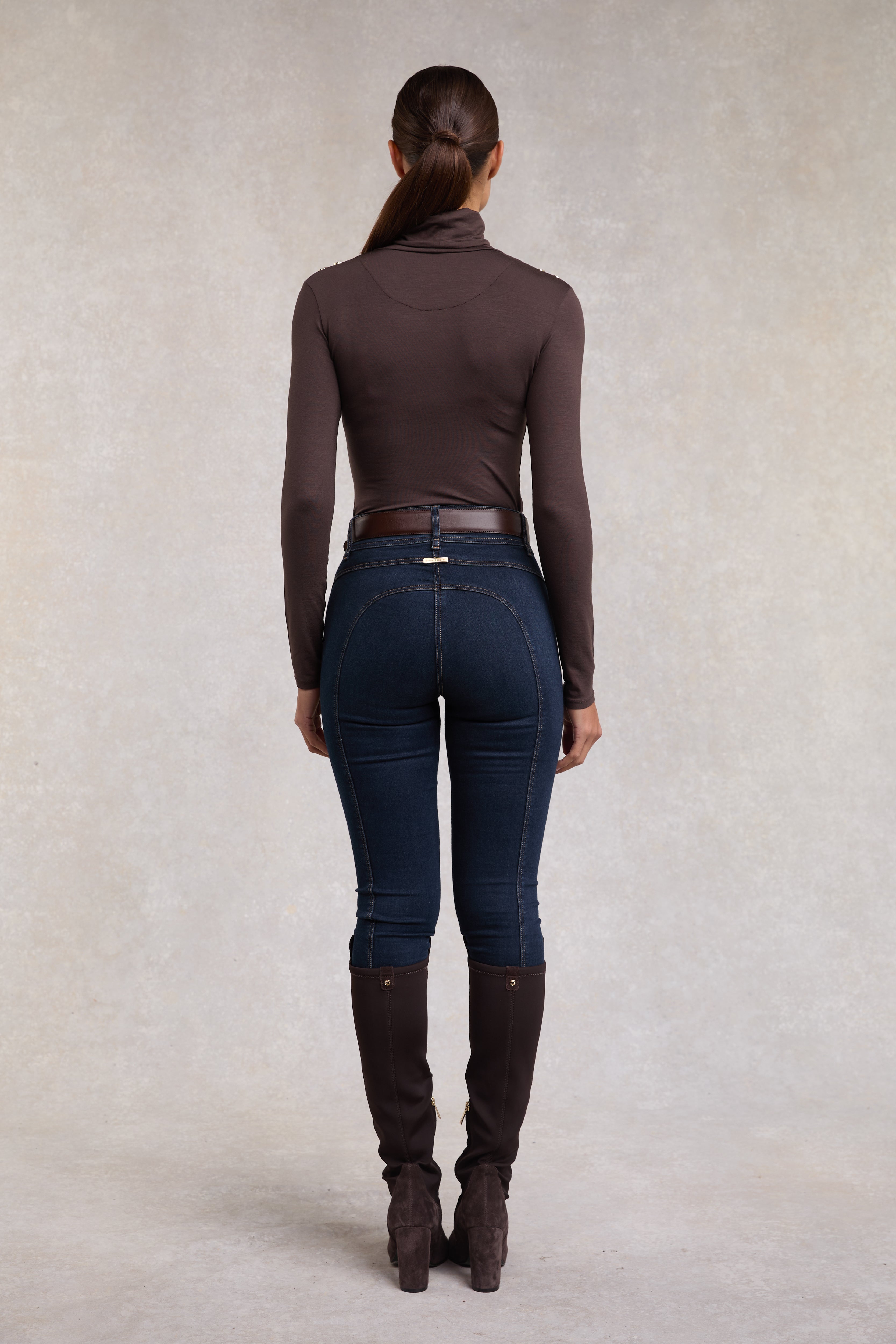 Essential Roll Neck -    coffee -  L - View 96
