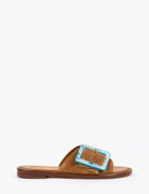 Penelope Chilvers Tan Biarritz Buckle Sandal #Colour_Tan
