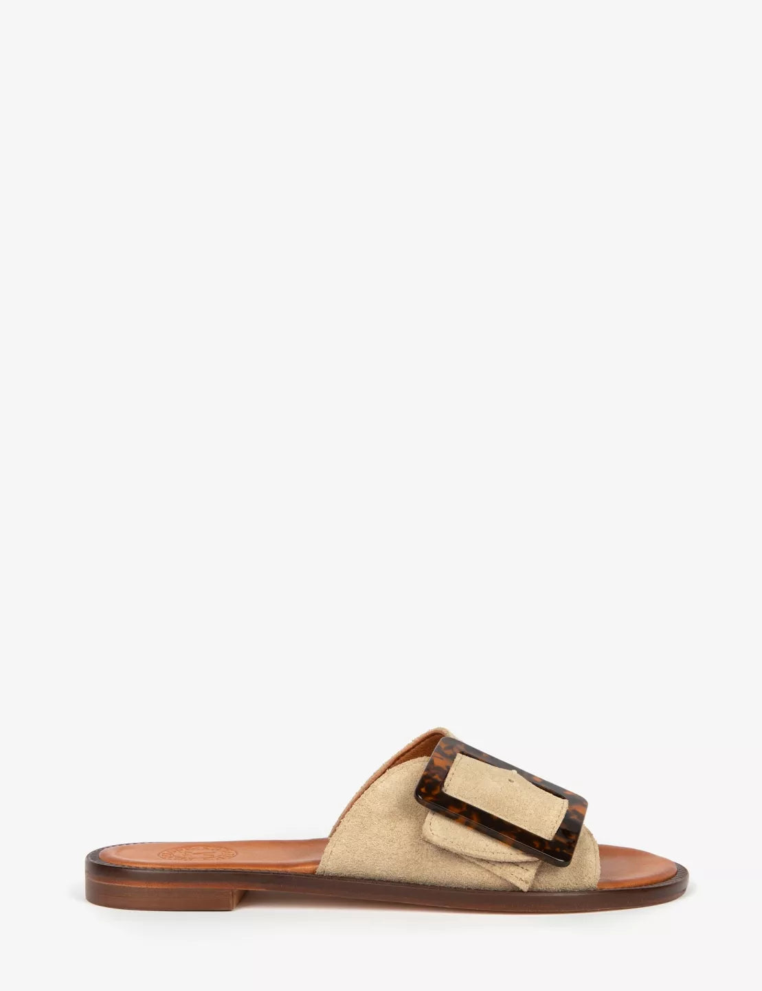 Penelope Chilvers Camel Biarritz Buckle Sandal #Colour_Camel