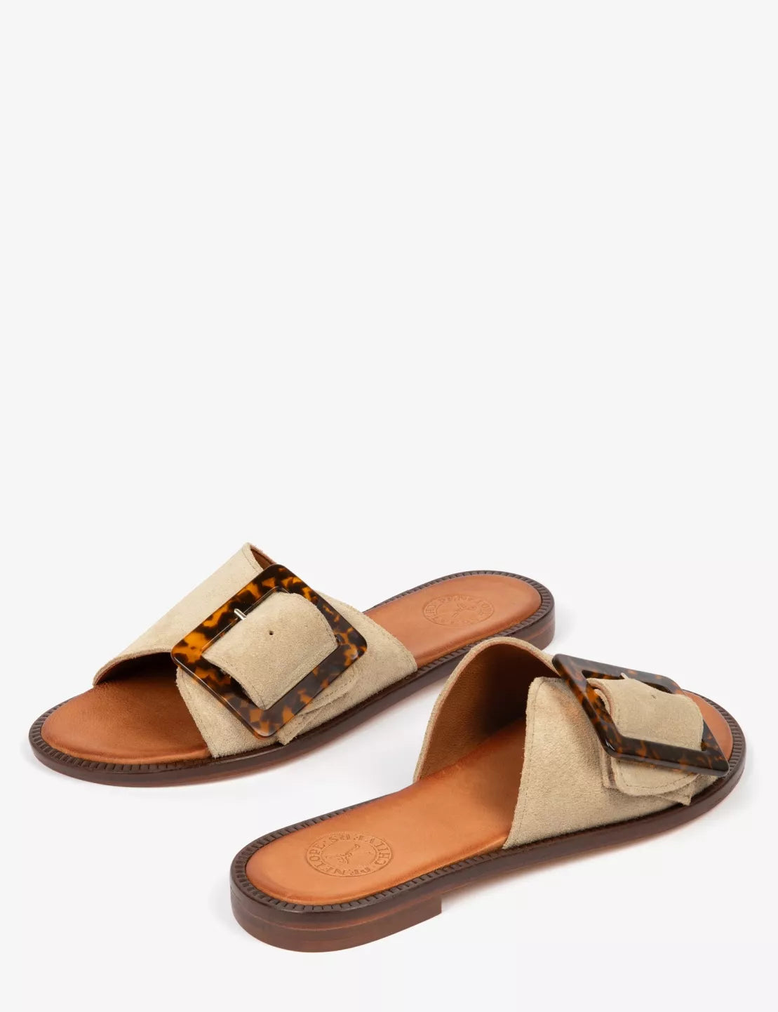 Penelope Chilvers Camel Biarritz Buckle Sandal #Colour_Camel