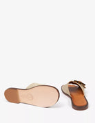 Penelope Chilvers Camel Biarritz Buckle Sandal #Colour_Camel