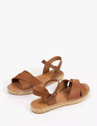 Penelope Chilvers Tan Campo Leather Espadrille #Colour_Tan